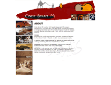 Tablet Screenshot of cindybyram.com